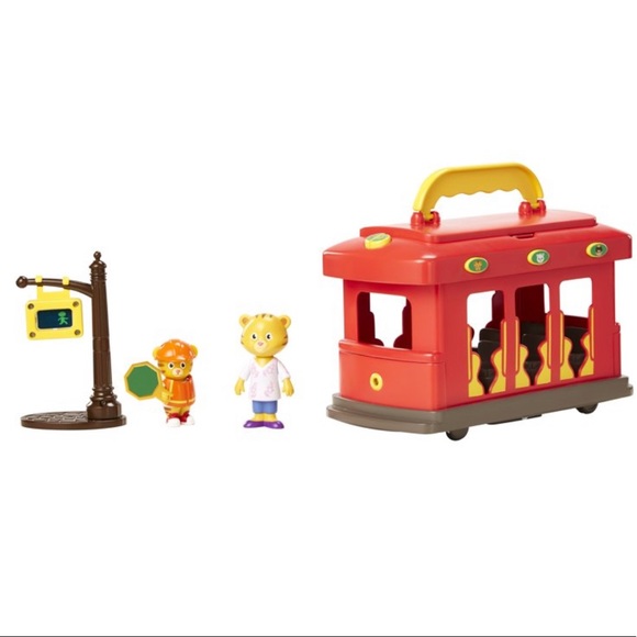 NWT/NIB Daniel Tiger's Neighborhood Deluxe Electronic Trolley with 2 Characters - Picture 5 of 7